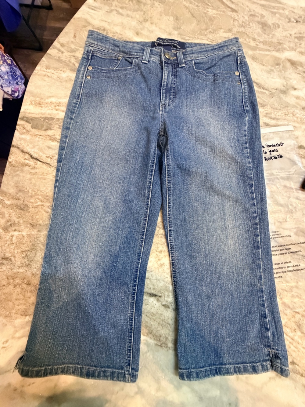 Gloria Vanderbilt Amanda Jeans Size 6 Perfect Fit Stretch Denim Classic Blue